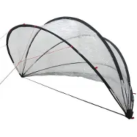 vidaXL Zwembadkoepel Doorzichtig 500 x 500 x 236 cm PVC