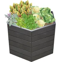 Garantia ERGO Verhoogde Bak L 75 Steen, incl. FLORA Waterbesparingssysteem