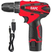 Eafc - Draadloze Accuboormachine – Compacte Elektrische Boor & Schroevendraaier – Incl. accu Oplaadbare – Ideaal voor Klusjes in en om het Huis – Boormachine - Boorhamer