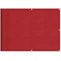 vidaXL Balkonscherm Rood 75x700 cm 100% Polyester Oxford