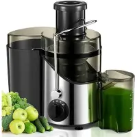 Mira Sapcentrifuges groenten en fruit - Sapcentrifuges - Slowjuicer - Zwart - 30cm x 20cm x 18cm