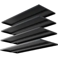 VCM 4x Fachböden aus Metall / Maße Einlageboden H. 2 x B. 79 x T. 35 cm / Fachboden für Stahlschränke der Serie Malivo