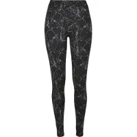 Urban Classics Leggings smoky blue / zwart / wit