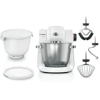 Bosch Serie 6 Keukenmachine 1600 W Wit, RVS MUMS6EW18