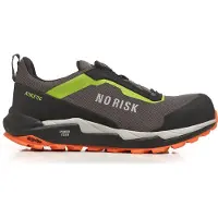 No Risk Athletic Low FLS Orange Green 1219.06 S3L | Zwart | Maat 47 - 5607421135479