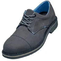 Uvex 84697, Heren, Volwassenen, Veiligheidsschoenen, Blauw, Grijs, ESD, S2, SRC, Vetergesp