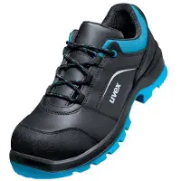 Uvex 2 xenova veiligheidsschoenen, model enkelschoen, S3, zwart, blauw, breedte 12, maat 52