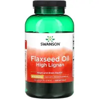 Swanson Health - Lijnzaadolie met hoog lignaangehalte - 200 softgels