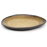 Serax Pure by Pascale Naessens ovaal bord M 20 x 16,5 cm set van 2 - groen