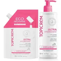 Topicrem UH Ultra-hydraterende melk + RECHARGA 2 uur