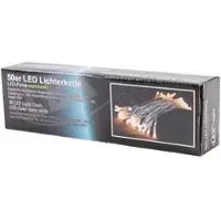 Linder Exclusiv GmbH LEX 50 LED-lichtketting voor binnenshuis, transparant, 7,5 meter
