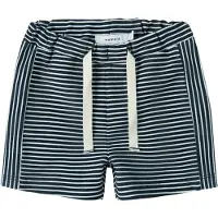 Name it Broek 'NBMFiber' navy / wit