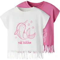 Name it Shirt 'NMFVALONE' rosé / wit