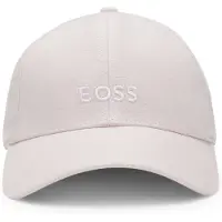 BOSS Linnen pet met logostiksel