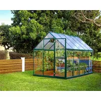Palram - Canopia Tuinkas Hybrid 6x10 - Hybride - Groen - 306x185x208cm