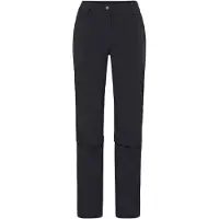 Vaude - Women's Farley Stretch Zip Off Capri Pants - Trekkingbroek 40 - Long, zwart