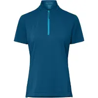 Vaude - Women's Adlux Half Zip Shirt - Fietsshirt 40, blauw