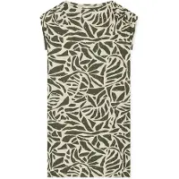 Schiesser Nachthemd ' Selected Premium ' beige / olijfgroen