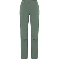 Vaude - Women's Farley Stretch Zip Off Capri Pants - Trekkingbroek 40 - Regular, olijfgroen