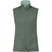 Vaude - Women's Everhike Softshell Vest - Softshellbodywarmer 38, olijfgroen
