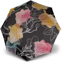 Knirps Paraplu mosterd / rosa / zwart