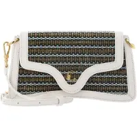 Coccinelle schoudertas C-Me Hi-Tech Ama Tape. Crossbody Bag Multi Pearl / Pearl crème