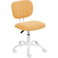 Beliani BUBBLY - Bureaustoel - Oranje - Polyester