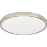 Eglo Led plafonnière Fueva 6 rond - rvs - Ø 38,9cm