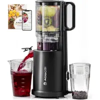 Aobosi ZM1907B - Slowjuicer - Cold Press - 220W - Compact & BPA-vrij - Zwart