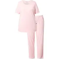 Ulla Popken Pyjamabroek rosé