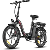 Fafrees F20+ Elektrische Fiets - 250W Motor - 36V 20Ah Accu - 20x3" Banden - 90km Bereik - 25 km/u Snelheid - Zwart