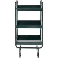 House Doctor Roll trolley donkergroen - 208580320