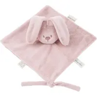 Nattou Lapidou Baby Knuffeldoekje - 27 x 27 cm - Doudou Konijn - Baby Cadeau - Poederroze