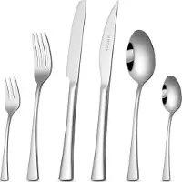 Hi Nature Besteksets Bestekset 12 persoons modern 100% RVS (72-delig)