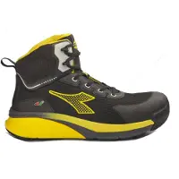 Diadora Werkschoen VORTEX DA2 MID S3S 182041 | Zwart/Yellow Croms | Maat 35 - 8054795150657