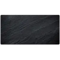 Tulup Bureau Onderlegger - Zwart Zand Bureau Pad - 90 x 45 cm - Zwart Bureaumat - Computer Mat - Muis- en toetsenbord mat - Bureau Pad