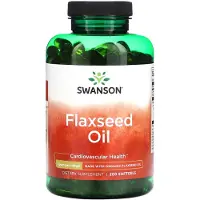 Swanson Health - Lijnzaadolie 1000 mg, 200 capsules