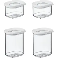 Mepal Bewaardoos set 4 delig Modula - 2x 175 ml. 2x 375 ml - Voorraaddoos - White