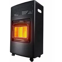 Mira Gasverwarming Mobiel - Heater Op Propaan of Butaan gas – Verwarming - Infraroodkachel Vrijstaand - Voor flessen tot 15 KG - Zwart - 42cm x 44cm x 74cm