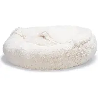Beeztees Yala - Hondenmand - Pluche - Beige - Dia. 60 cm