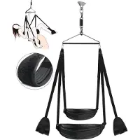 Mira Sex Schommel - Sex Stoel - Bondage - Zwart - 43cm x 24cm x 11cm