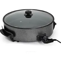 Mira Partypan -Airfryer -Hapjespan - Zwart - 43cm x 48cm x 21cm