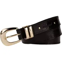 Legend leren riem zwart female | Maat: 80
