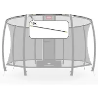 Berg Fiberglass palen veiligheidsnet 350x250 cm