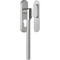 Formani Rivio by Gensler GL231Y massieve set hefschuifdeurbeslag inclusief cilindergat PC69 - mat RVS