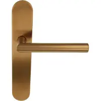 Formani Basics LB2-19P13SFC deurkruk geveerd op schild blind - PVD licht brons