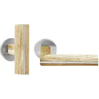 Formani Deurklink PIET BOON PBLT22/50 mat rvs/eikenhout