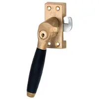 Artitec Mi Satori SKG1 raamsluiting met sluitplaat afsluitbaar Ton ebben links Messing Antiek Brons