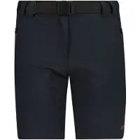 CMP - Girl's Bermuda with Belt - Short 128, zwart/blauw