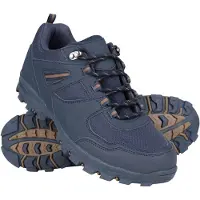 Mountain Warehouse Heren Mcleod Outdoor Breed Loopschoenen (Marine)